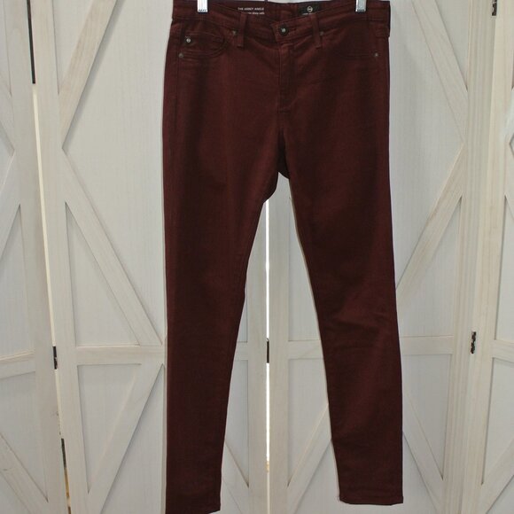 AG Adriano Goldschmied The Abbey Sateen Ankle Mid-Rise Super Skinny Ankle Jeans - Picture 2 of 9